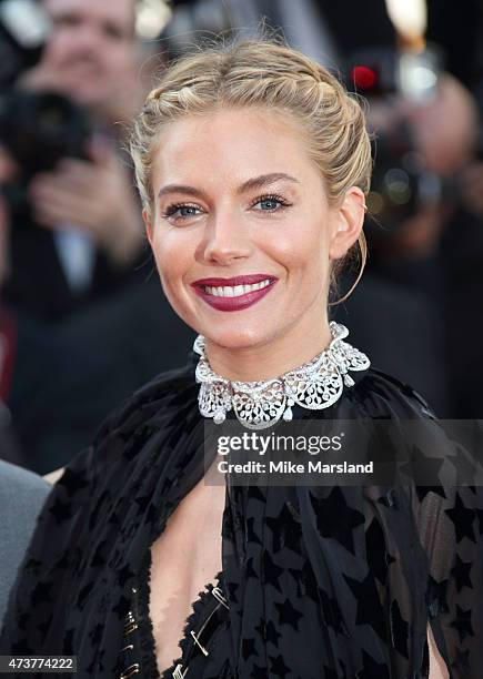 Sienna Miller attends the "Carol" Premiere during the 68th annual Cannes Film Festival on May 17, 2015 in Cannes, France.