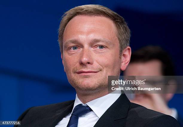 Federal party congress of the FDP in Berlin. Christian Lindner, Federal chairman of the FDP.