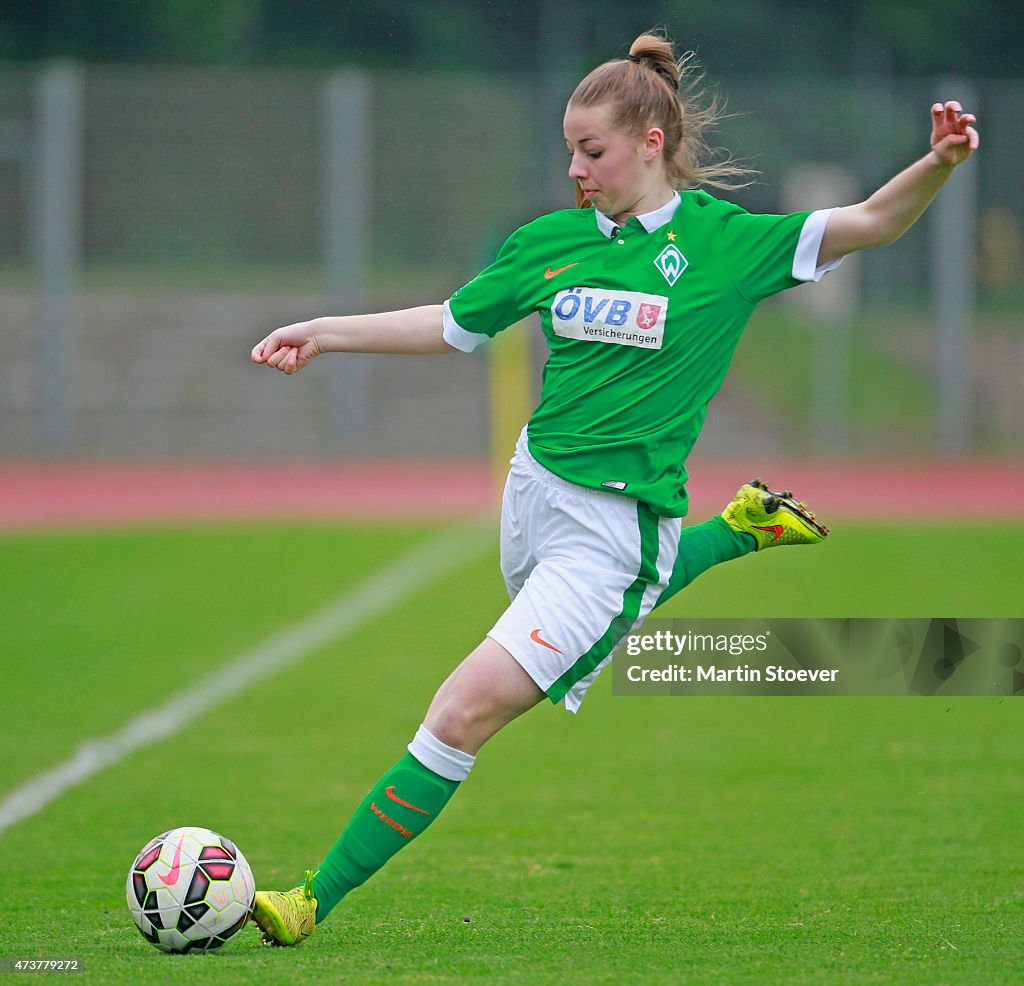 U17 Girl's Bundesliga - SV Werder Bremen v 1. FFC Frankfurt