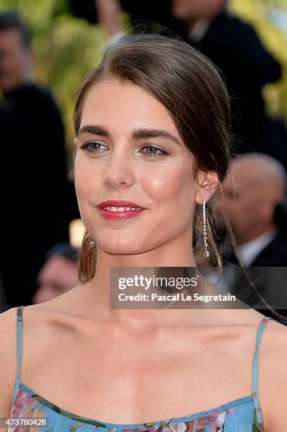 Charlotte Casiraghi attends the "Rocco and His Brothers Restoration" Premiere during the 68th annual Cannes Film Festival on May 17, 2015 in Cannes,...