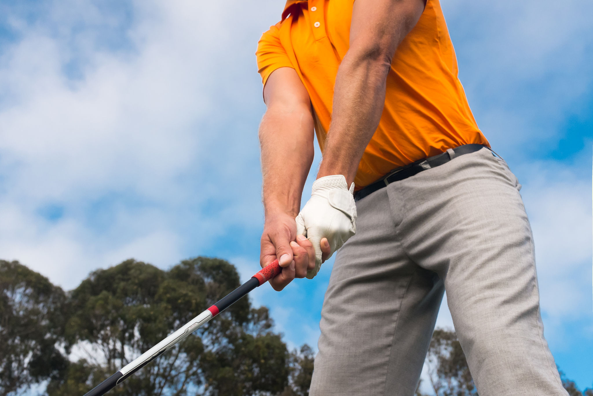 proper golf stance