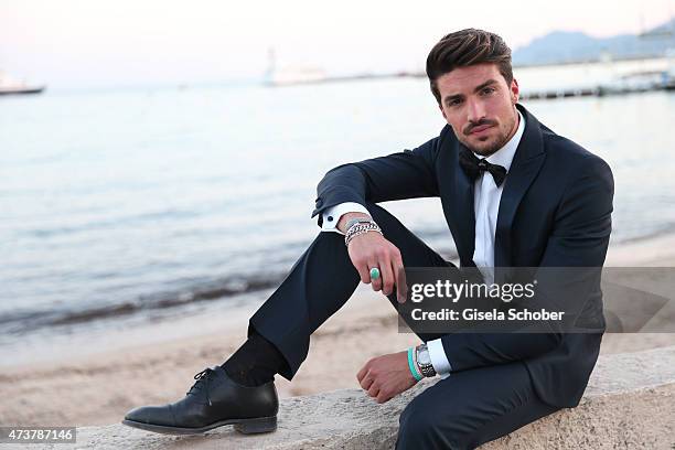 Mariano Di Vaio poses for portraits during the 68th annual Cannes Film Festival on May 17, 2015 in Cannes, France.