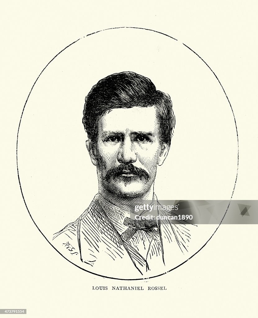 Portrait Of Louis Rossel High-Res Vector Graphic - Getty Images