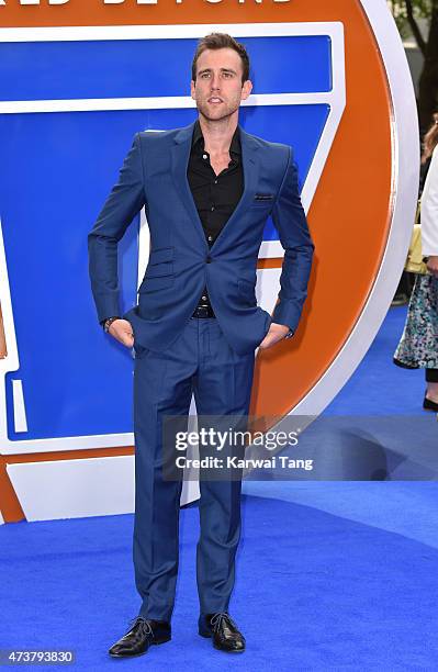 Matthew Lewis attends the European premiere of "Tomorrowland: A World Beyond" at Odeon Leicester Square on May 17, 2015 in London, England.