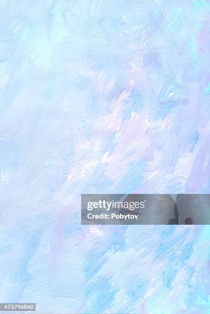 stockillustraties, clipart, cartoons en iconen met pink blue painted art background - pasteltekening