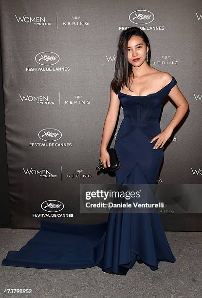 Chen Man attends the Kering Official Cannes Dinner at Place de la Castre on May 17, 2015 in Cannes, France.