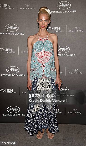 Aymeline Valade attends the Kering Official Cannes Dinner at Place de la Castre on May 17, 2015 in Cannes, France.
