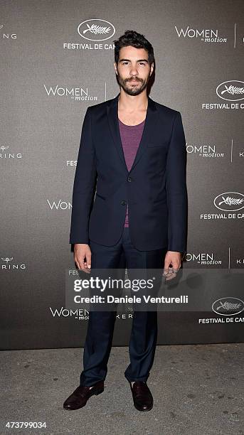 Tahar Rahim attends the Kering Official Cannes Dinner at Place de la Castre on May 17, 2015 in Cannes, France.