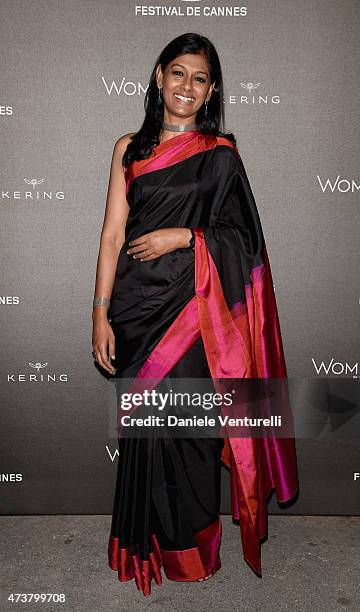 Nandita Das attends the Kering Official Cannes Dinner at Place de la Castre on May 17, 2015 in Cannes, France.