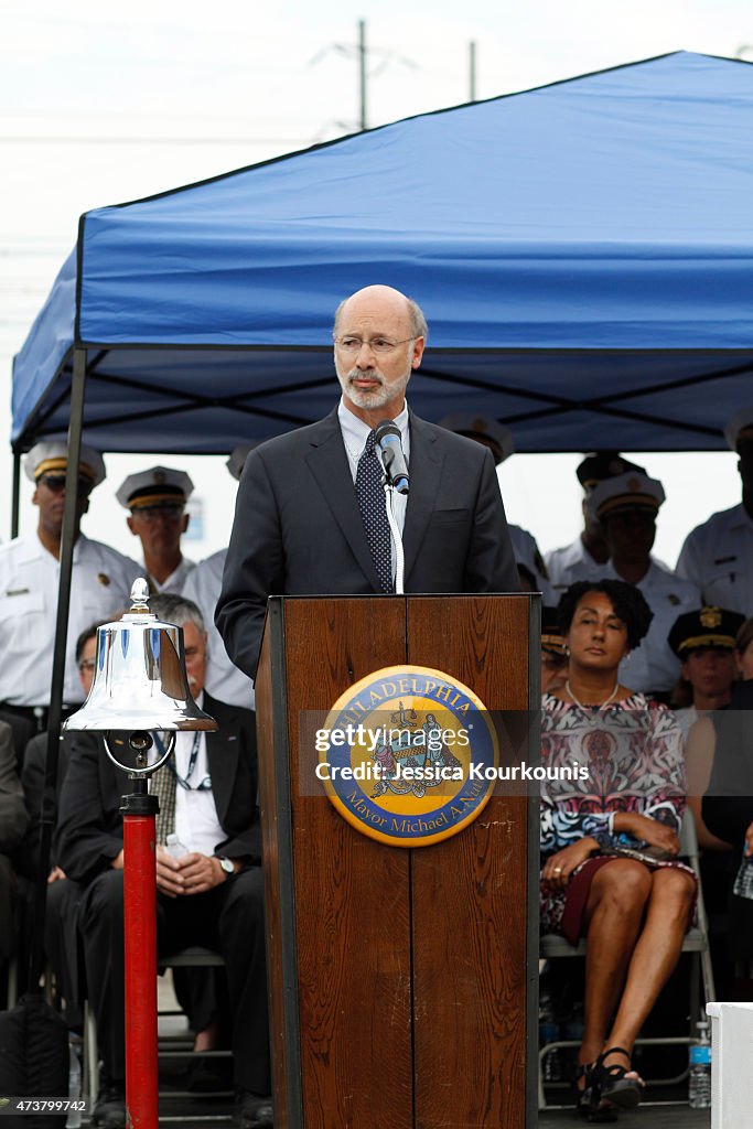 Service Of Reflection Held At Site Of Amtrak Crash In Philadelphia