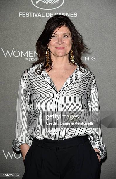 Anne-Dominique Toussaint attends the Kering Official Cannes Dinner at Place de la Castre on May 17, 2015 in Cannes, France.