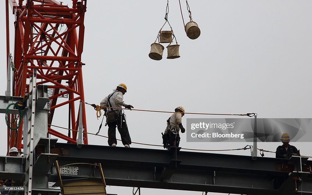 Images Of Construction Sites Ahead Of Japan's 1Q GDP Figures
