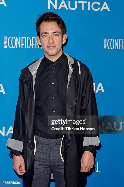 Kevin McHale attends the 3rd annual Nautica Oceana beach house party at Marion Davies Guest House on May 8, 2015 in Santa Monica, California.