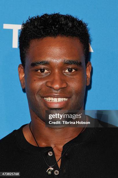 Keo Motsepe attends the 3rd annual Nautica Oceana beach house party at Marion Davies Guest House on May 8, 2015 in Santa Monica, California.