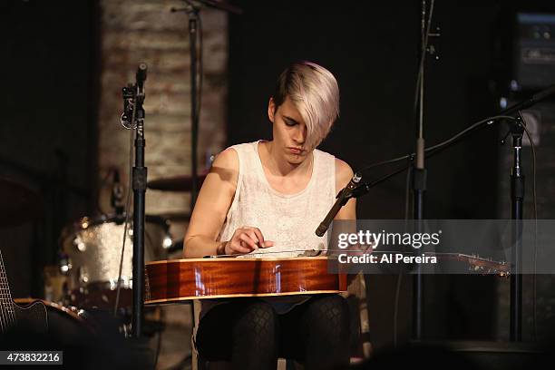 Kaki King performs at the Everest Awakening: A Prayer for Nepal and Beyond Benefit show at City Winery on May 17, 2015 in New York City.