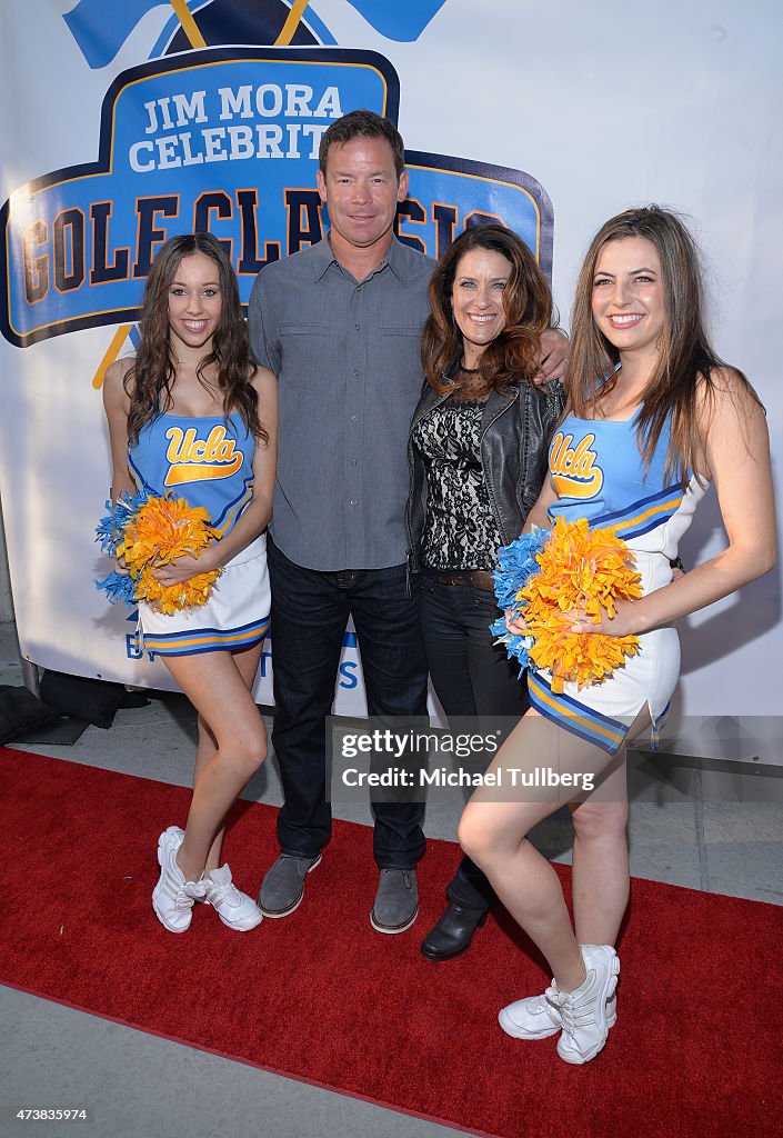 UCLA football coach Jim Mora and wife Shannon Mora attend the VIP