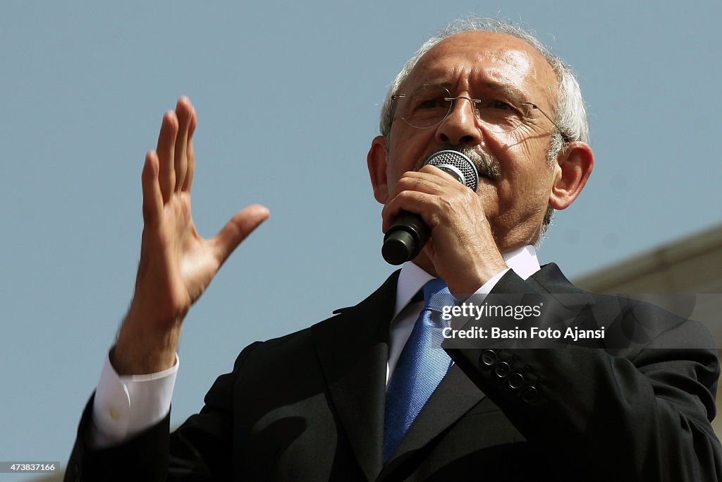 Republican Peoples Party (CHP) leader Kemal Klcdaroglu...