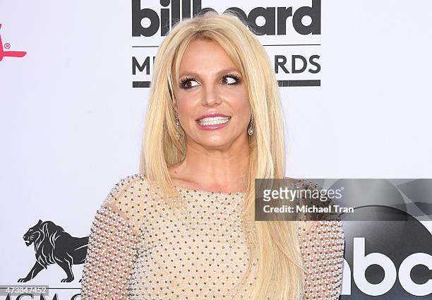 Britney Spears arrives at The 2015 Billboard Music Awards held at the MGM Grand Garden Arena on May 17, 2015 in Las Vegas, Nevada.