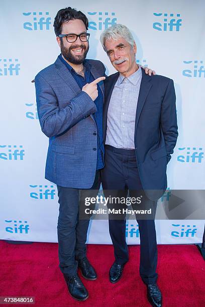 Director Brett Haley and Actor Sam Elliott attend the Seattle International Film Festival screening of ''I'll See You In My Dreams' at SIFF Cinema...