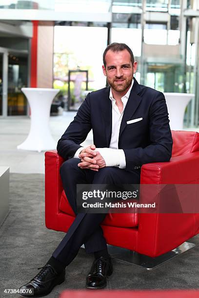Christoph Metzelder poses during the pre golf party of the 7th Golf Charity Cup hosted by the Christoph Metzelder Foundation on May 17, 2015 in...