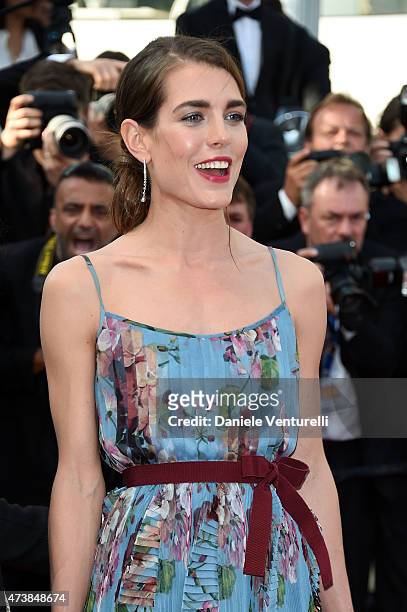 Charlotte Casiraghi attends the "Rocco And His Brothers" Premiere during the 68th annual Cannes Film Festival on May 17, 2015 in Cannes, France.