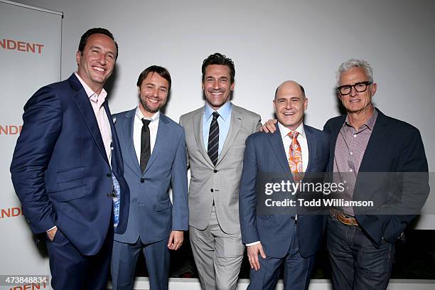 And Sundance President and General Manager Charlie Collier, actor Vincent Kartheiser, actor Jon Hamm, director/writer/executive producer Matthew...