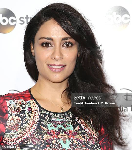 Actress Yasmine Al Massri attends Disney Media Disribution International Upfronts at Walt Disney Studios on May 17, 2015 in Burbank, California.