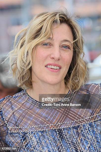 Valeria Bruni Tedeschi attends the "Asphalte - Macadam Story" photocall during the 68th annual Cannes Film Festival on May 18, 2015 in Cannes, France.