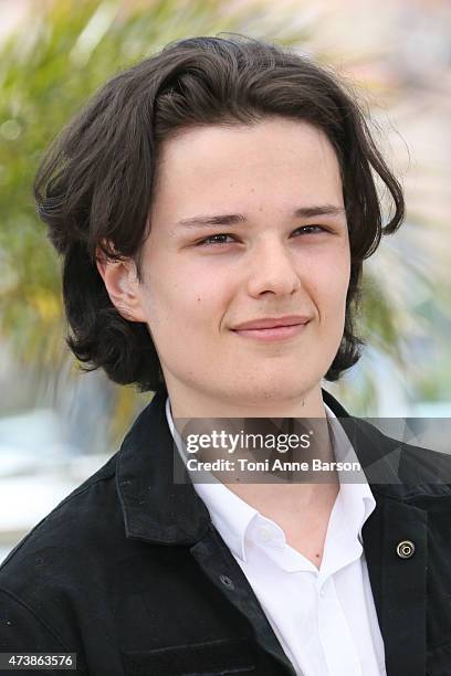 Jules Benchetrit attends the "Asphalte - Macadam Story" photocall during the 68th annual Cannes Film Festival on May 18, 2015 in Cannes, France.