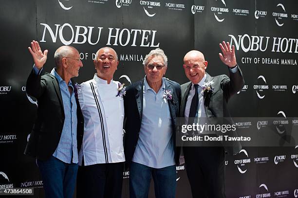 Partners in Nobu Hospitality Hollywood film producer Meir Teper, founding Chef of Nobu Restaurant Nobu Matsushita, Academy award winning actor Robert...
