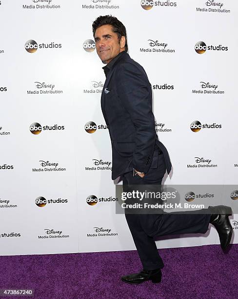Actor John Stamos attends Disney Media Disribution International Upfronts at Walt Disney Studios on May 17, 2015 in Burbank, California.