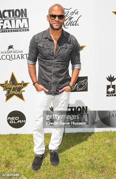 Amaury Nolsaco attends the Hollywood Domino Cannes Benefiting Action Against Hunger Nepal Earthquake Emergency Response on May 17, 2015 in Cannes,...