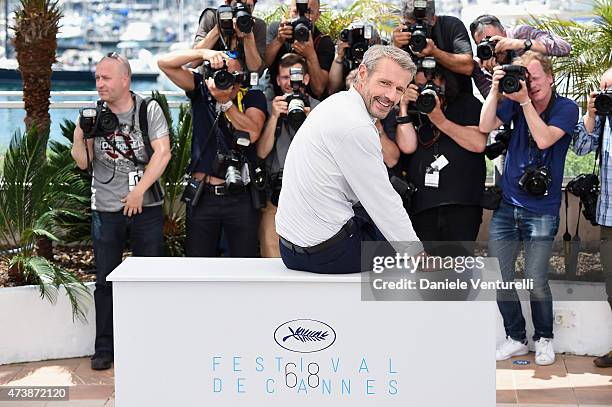 Lambert Wilson attends the photocall for "Enrages" during the 68th annual Cannes Film Festival on May 18, 2015 in Cannes, France.