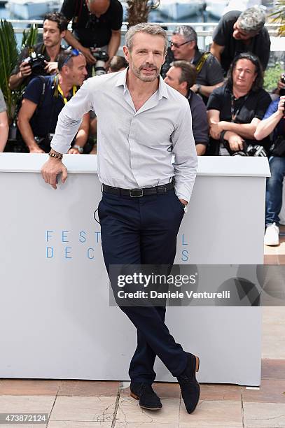 Lambert Wilson attends the photocall for "Enrages" during the 68th annual Cannes Film Festival on May 18, 2015 in Cannes, France.