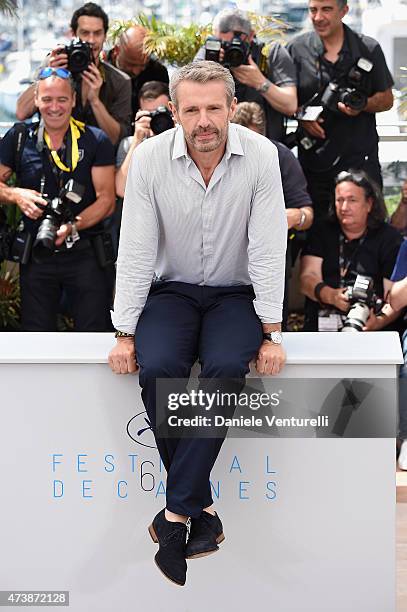 Lambert Wilson attends the photocall for "Enrages" during the 68th annual Cannes Film Festival on May 18, 2015 in Cannes, France.