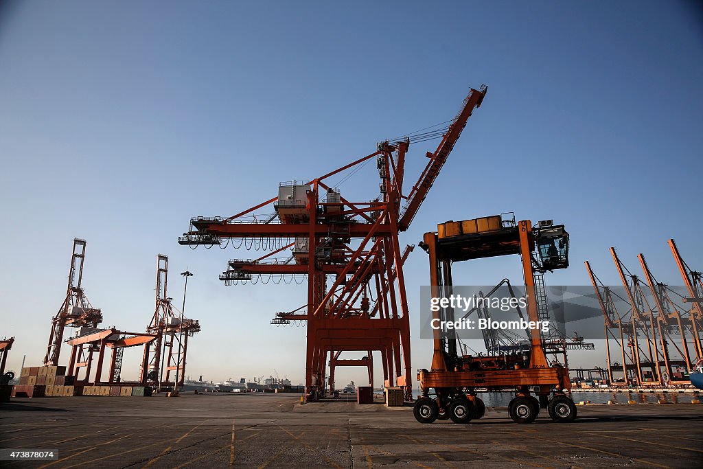 Shipping Operations At Greece's Piraeus Port