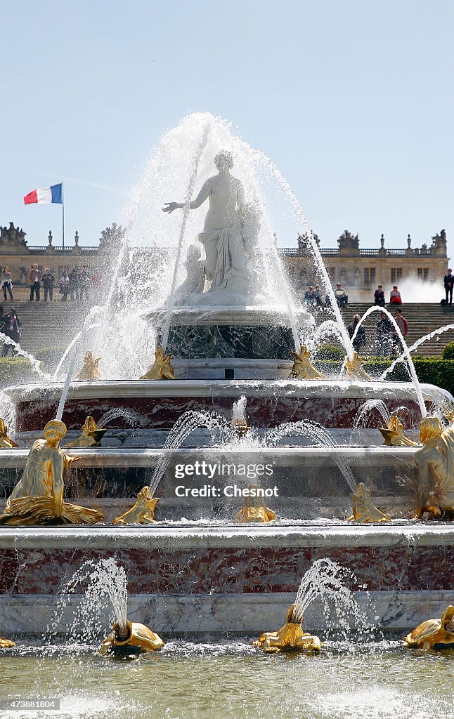 'The Latona Fountain' : Press Preview At Chateau de Versailles