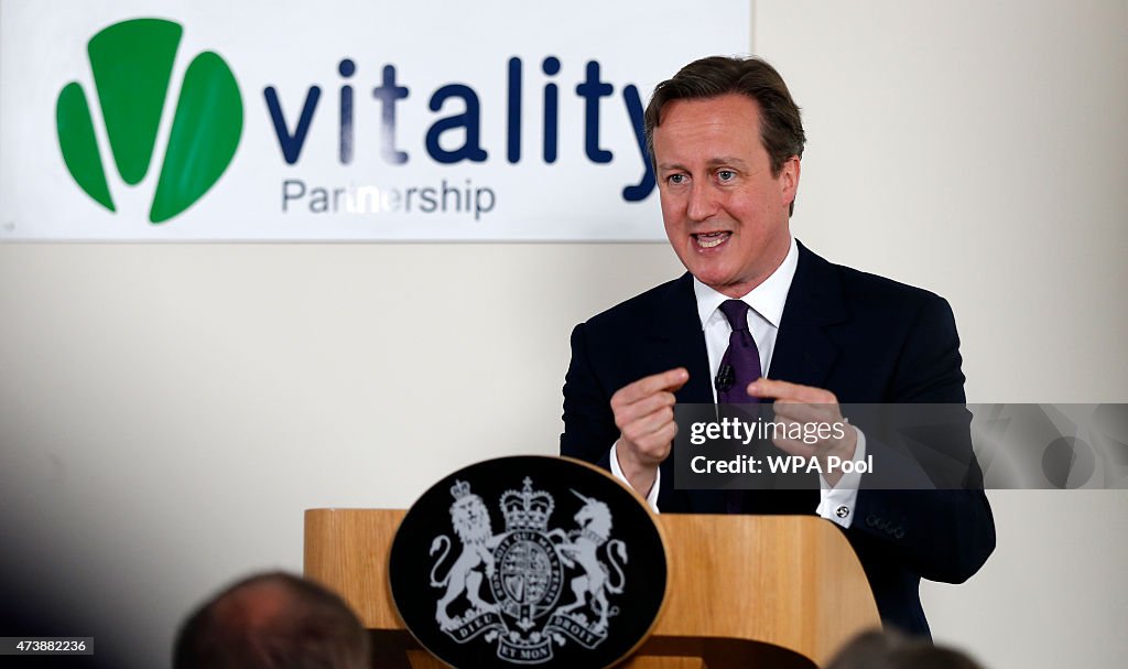 Prime Minister Gives Keynote Speech On The NHS