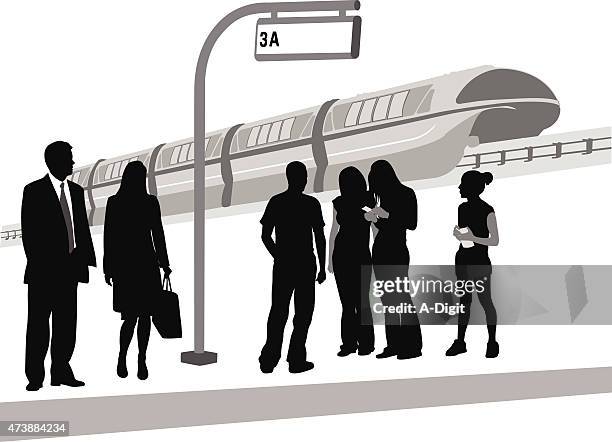 trains transfer - bullet train stock illustrations