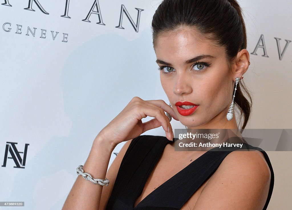 Sara Sampaio Visits The Avakian Suite During The 68th Annual Cannes Film Festival