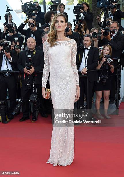 Model attends the "Inside Out" Premiere during the 68th annual Cannes Film Festival on May 18, 2015 in Cannes, France.
