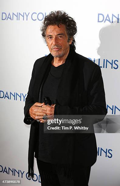 Al Pacino attends the UK Premiere of "Danny Collins" at the Ham Yard Hotel on May 18, 2015 in London, England.