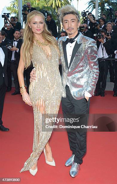 Paris Hilton attends the "Inside Out" Premiere during the 68th annual Cannes Film Festival on May 18, 2015 in Cannes, France.