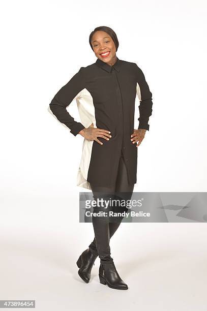 Cappie Pondexter of the Chicago Sky poses for a photo during the 2015 Chicago Sky Media Day, on May 18, 2015 at the Sachs Recreation Center in...