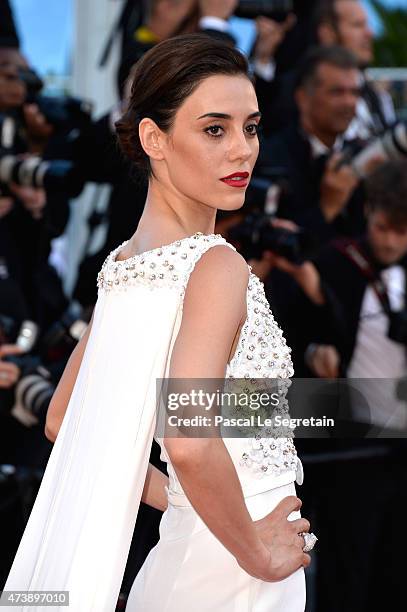 Cansu Dere attends the Premiere of "Inside Out" during the 68th annual Cannes Film Festival on May 18, 2015 in Cannes, France.