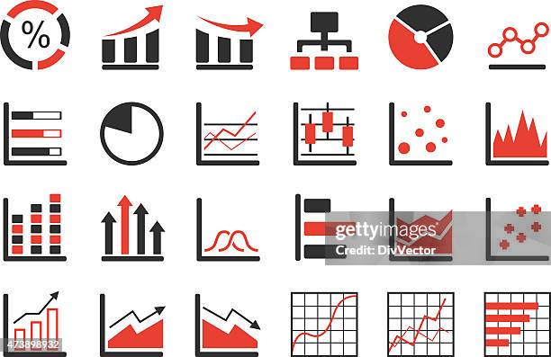 graph icons - histogram icon stock illustrations