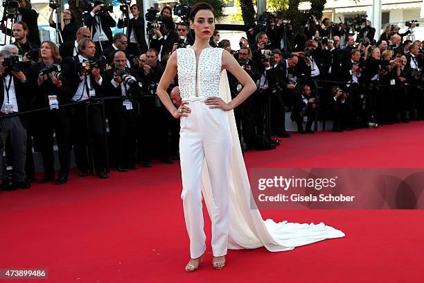 Cansu Dere attends the Premiere of "Inside Out" during the 68th annual Cannes Film Festival on May 18, 2015 in Cannes, France.