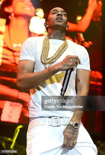 Nipsey Hussle performs during Power 106's Powerhouse 2015 at Honda Center on May 16, 2015 in Anaheim, California.