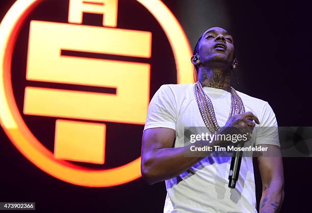 Nipsey Hussle performs during Power 106's Powerhouse 2015 at Honda Center on May 16, 2015 in Anaheim, California.