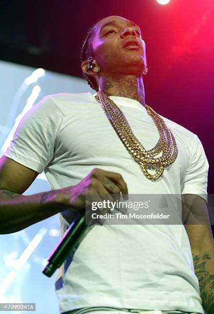 Nipsey Hussle performs during Power 106's Powerhouse 2015 at Honda Center on May 16, 2015 in Anaheim, California.